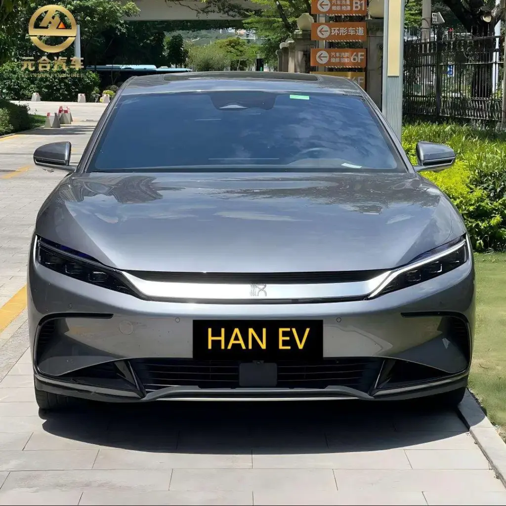 Used 2024 BYD Han EV Gray — export photo, Yuanh Auto