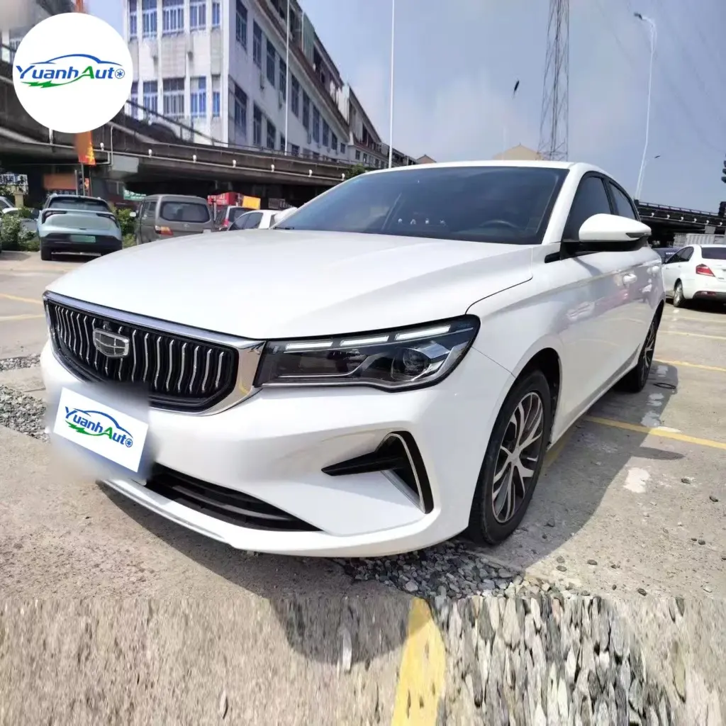 Used 2023 Geely Emgrand 1.5 Champion Edition 1.5L White — export photo, Yuanh Auto