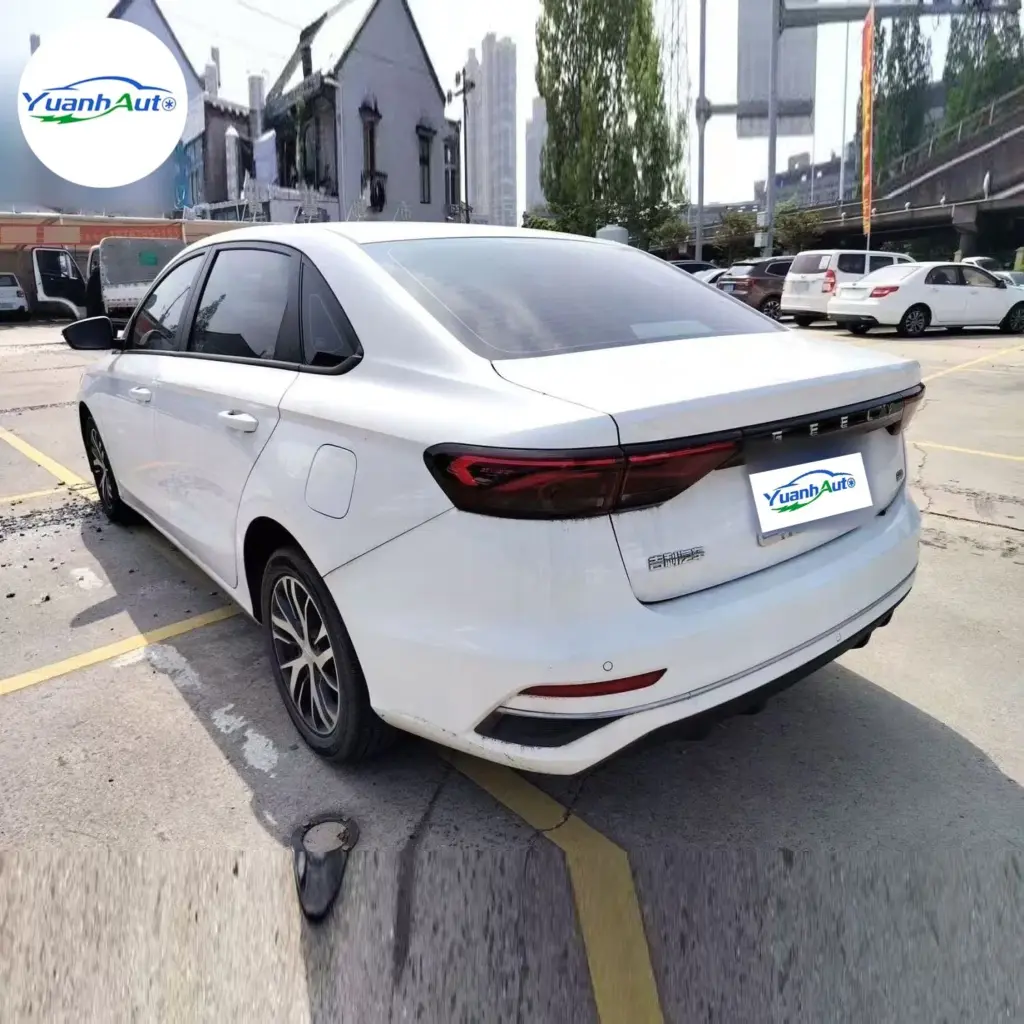 Used 2023 Geely Emgrand 1.5 Champion Edition 1.5L White — export photo, Yuanh Auto
