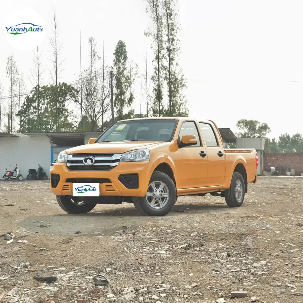 Used 2025 Great Wall Wingle 5 Pickup 2.4L Yellow — export photo, Yuanh Auto