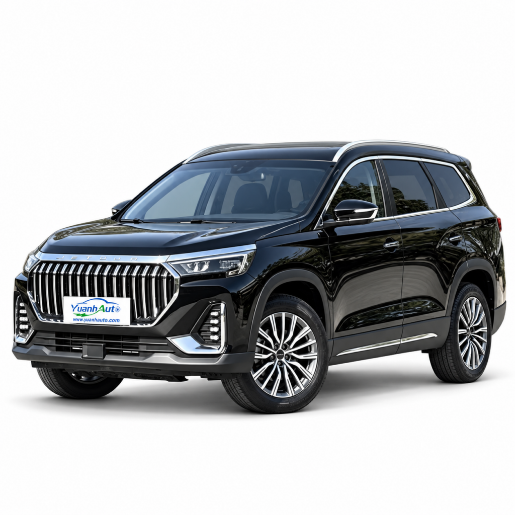 Jetour X90 Plus — complete vehicle and natural ground shadow