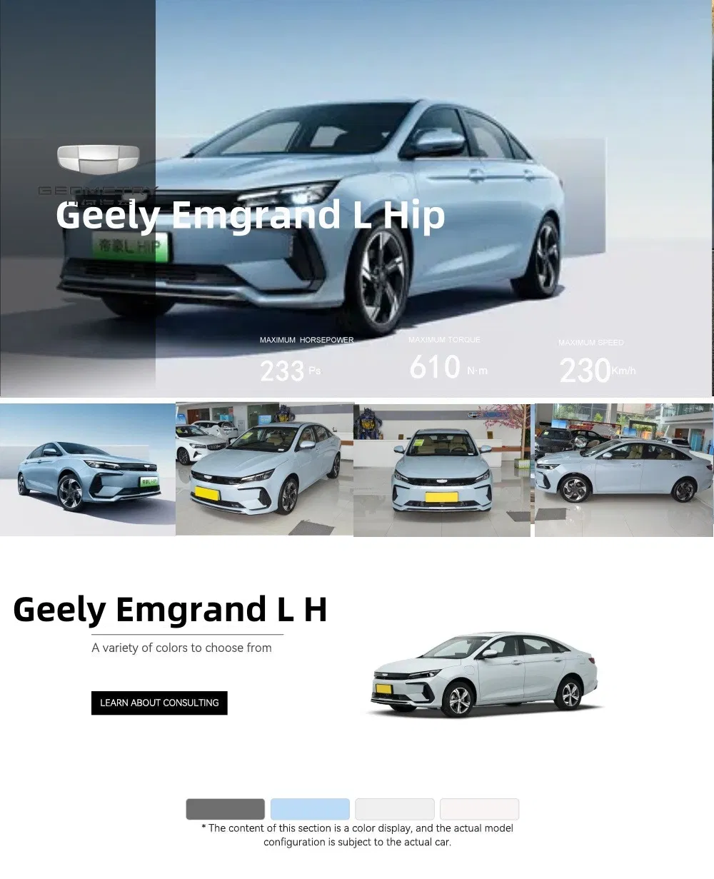 Geely Emgrand L Hip Hybrid Sedan — source image 8