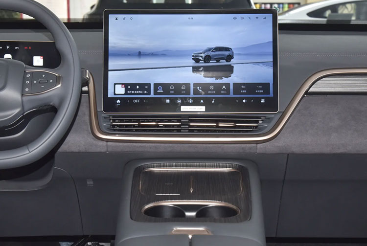 Nuevo coche Dongfeng Yipai E008 SUV eléctrico automático con tracción integral, versión máxima E Pai 008 636Max, SUV grande eléctrico.