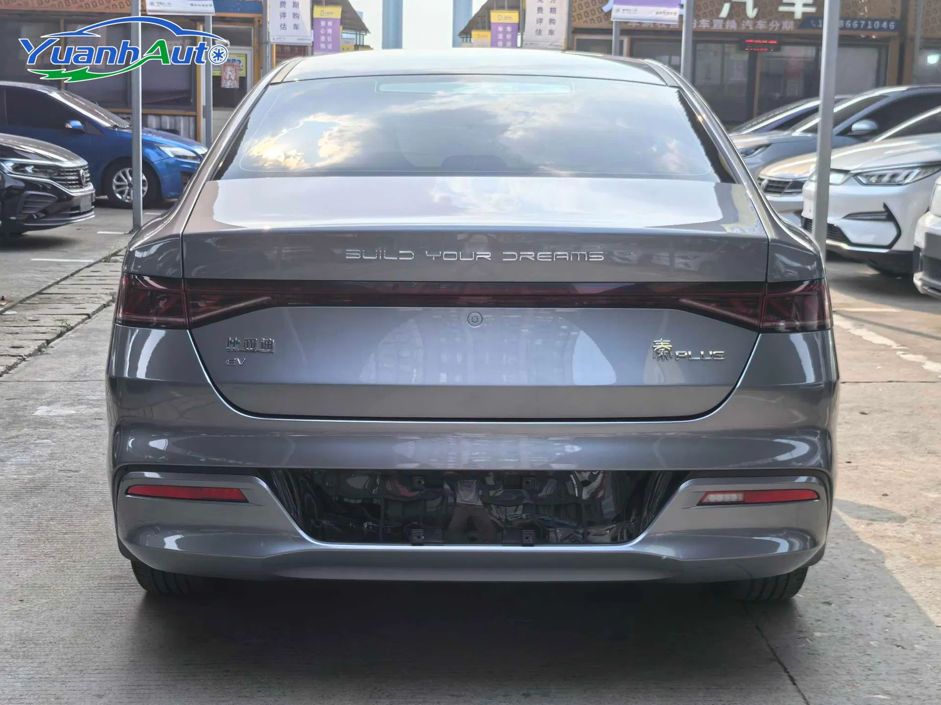 Coche eléctrico Byd Qin Plus de 2023, usado, con autonomía de 510 km y nueva energía.