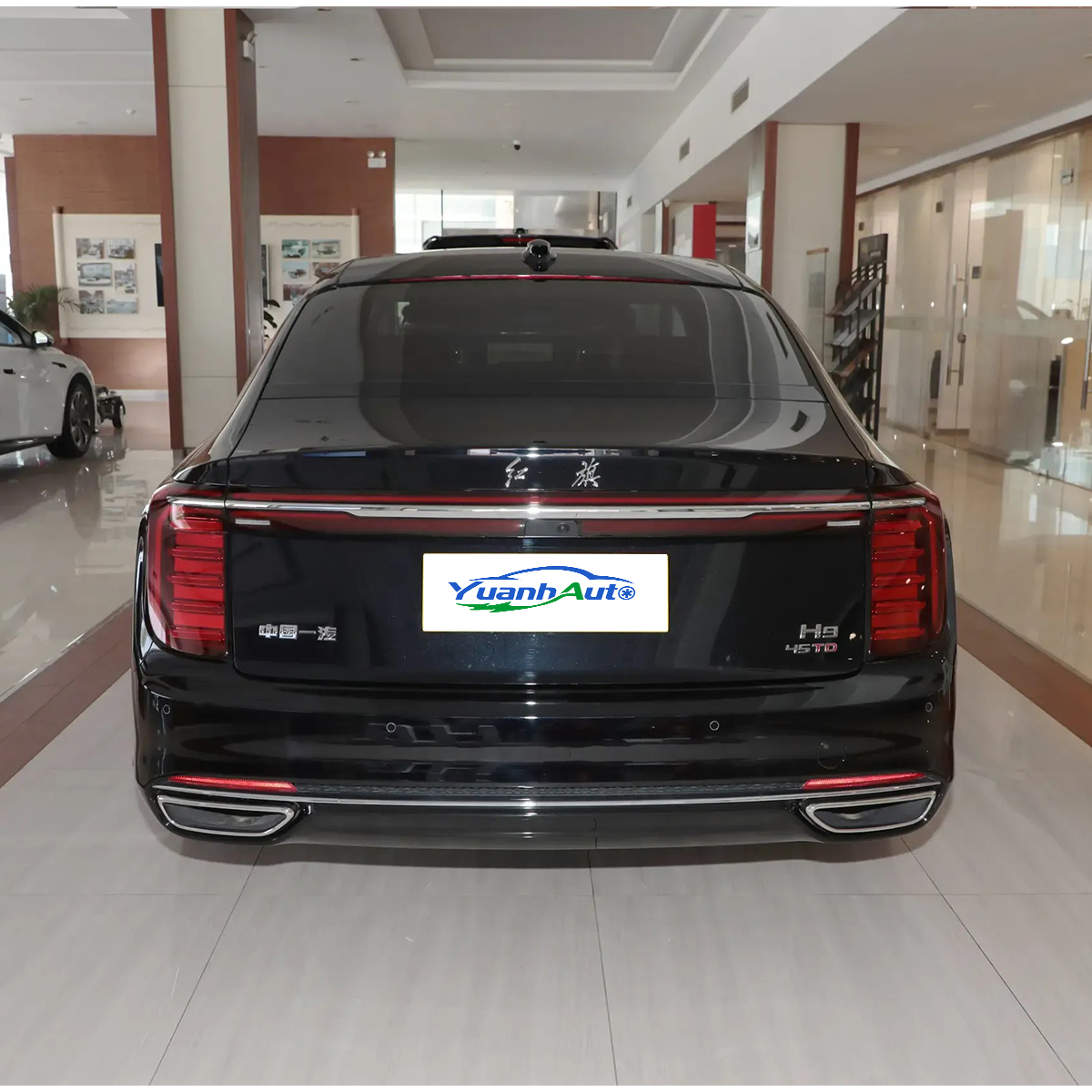 2025 New Car Hongqi H9 Hybrid Luxury Sedan 48v Light Mixing System Electric Fuel Hot Sale Hongqi 2.0T 252PS L4 Car Trade