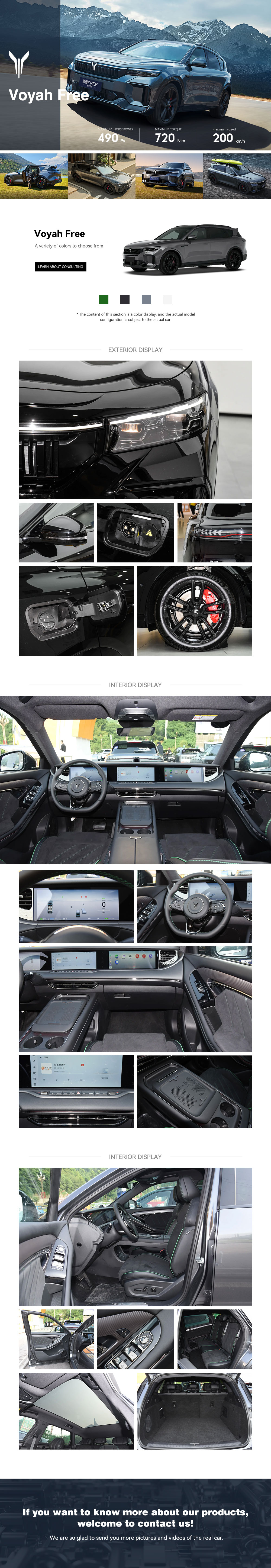 High Quality Voyah China Ev Electric Car Long Range 5 Door 5 Seat Suv Voyah Free New Energy Vehicles 2024
