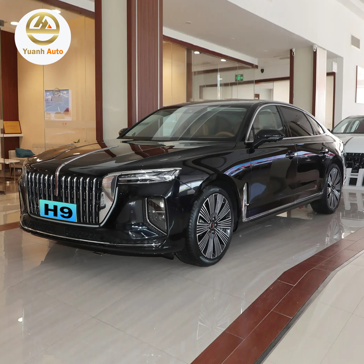 2025 New Car Hongqi H9 Hybrid Luxury Sedan 48v Light Mixing System Electric Fuel Hot Sale Hongqi 2.0T 252PS L4 Car Trade