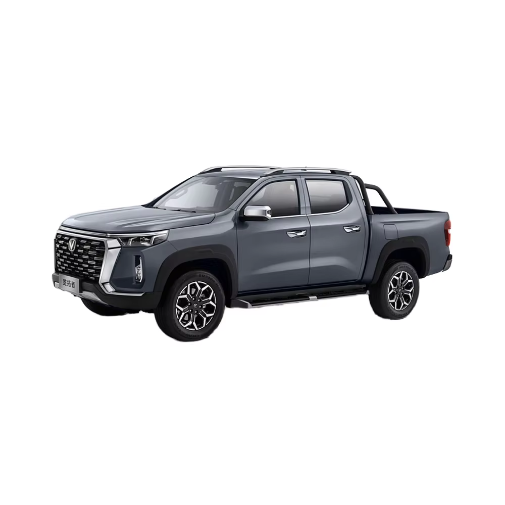 Changan Lantuozhe 4x4 Pickup Truck Diesel/Essence Boîte automatique Moteur turbo Transmission intégrale Conduite à gauche Sièges en tissu foncé R18 (2024)