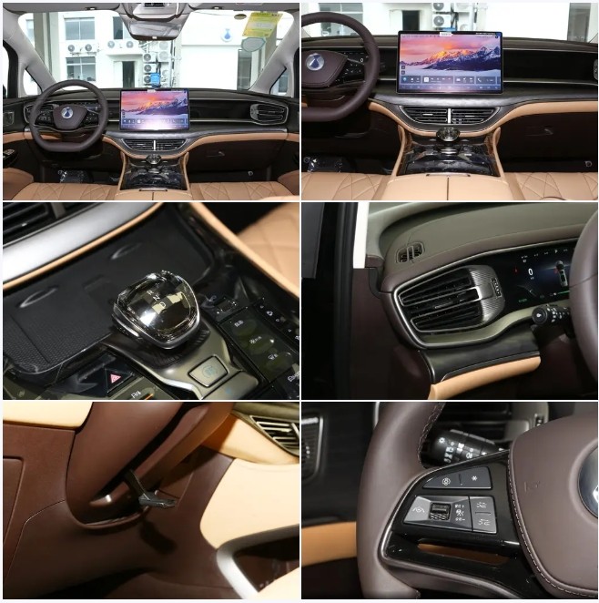DENZA D 9 Tengshi BYD D 9 MPV Luxury Electric 4WD Smart Car New Energy Vehicle for Adults EV Hybrid Motor