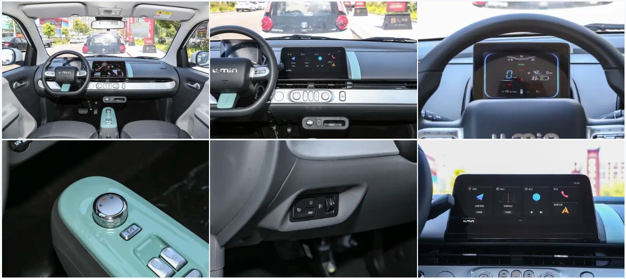 2024 Pure Electric Cars for Changan Lumin Mini Car 301km Electric Range New Energy Vehicle Fast Delivery