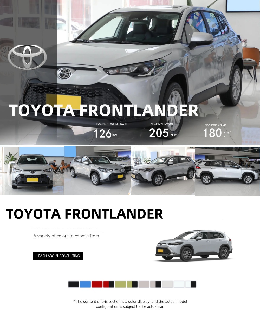 2025 New Cars Front Lander Leading Edition Suv Gasoline Cars to Yota 4X4 Frontlader Suv Car New Auto Suv Left Hand Drive
