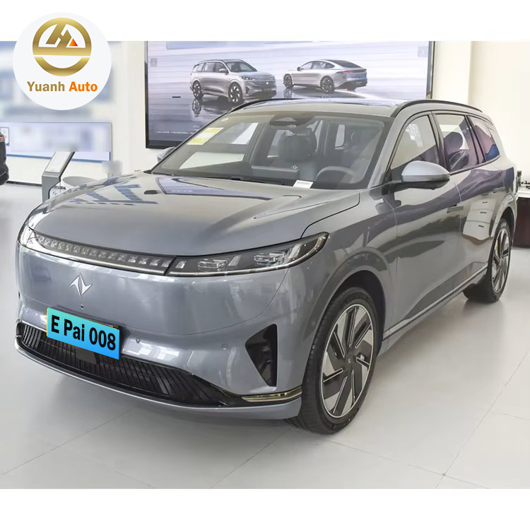 Nuevo coche Dongfeng Yipai E008 SUV eléctrico automático con tracción integral, versión máxima E Pai 008 636Max, SUV grande eléctrico.